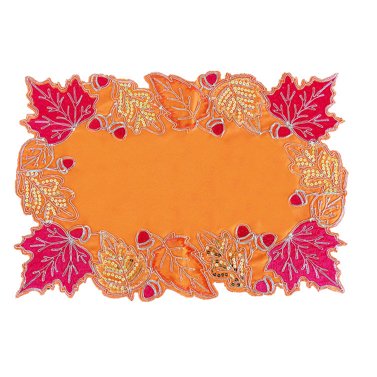 August Grove® Chetna Polyester Floral Rectangle Placemat Wayfair